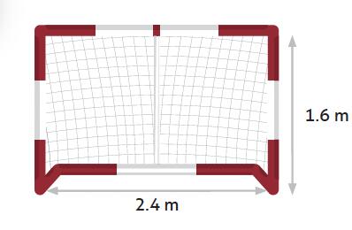 Goal posts for mini handball